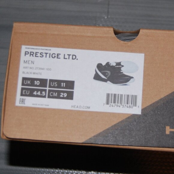HEAD Prestige Ltd Tennis Shoes Men's Size 11 Vintage Rare - New in Box - Picture 12 of 13